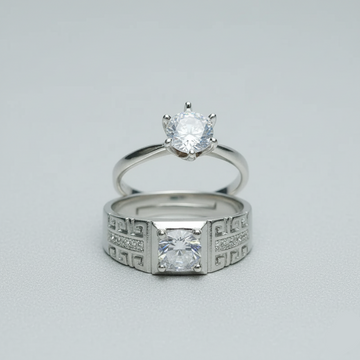 Crystal Couple Ring